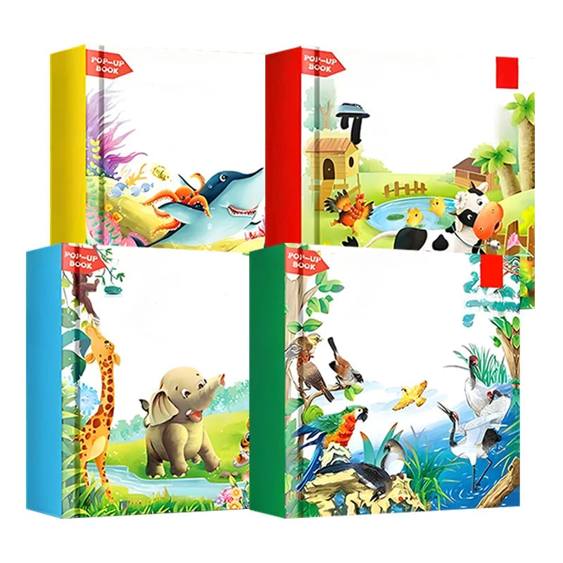 Educational Animal Themed Pop-Up Books | FREE GIFTS