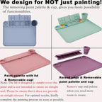 Amazing Painting & Rinsing Station - With Brush Rinser & 20 Pcs Brush Set