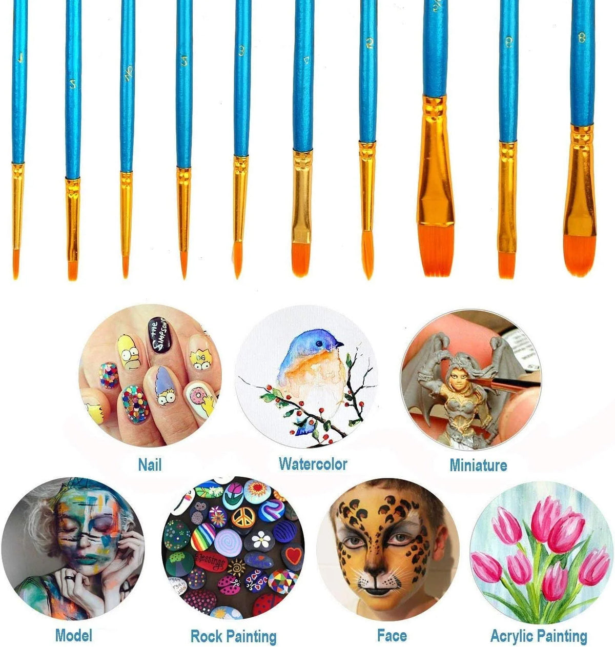 Amazing Painting & Rinsing Station - With Brush Rinser & 20 Pcs Brush Set