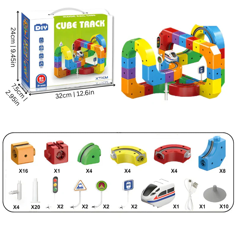 Kids Cubix Toy Set | Pack of 81 Items + FREE GIFTS