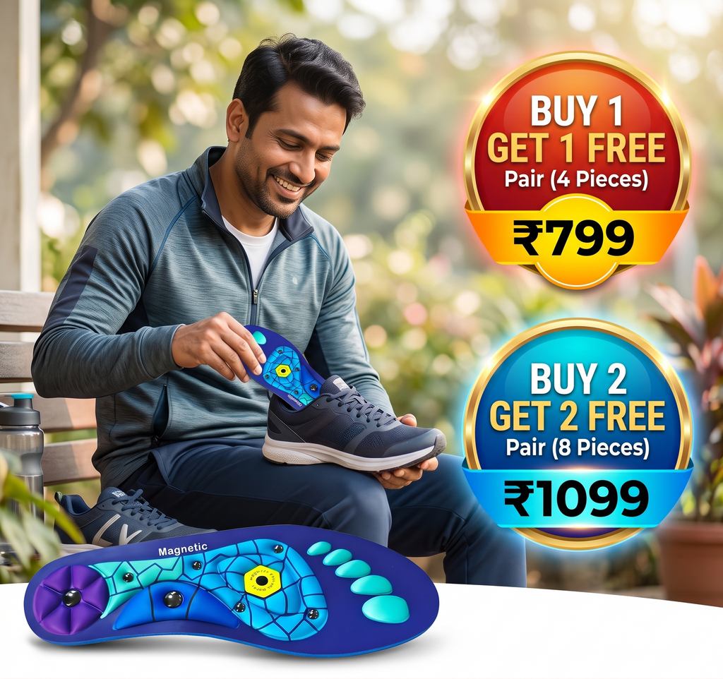 Magnetic Relief Insoles | Buy 1 Get 1 Pair FREE