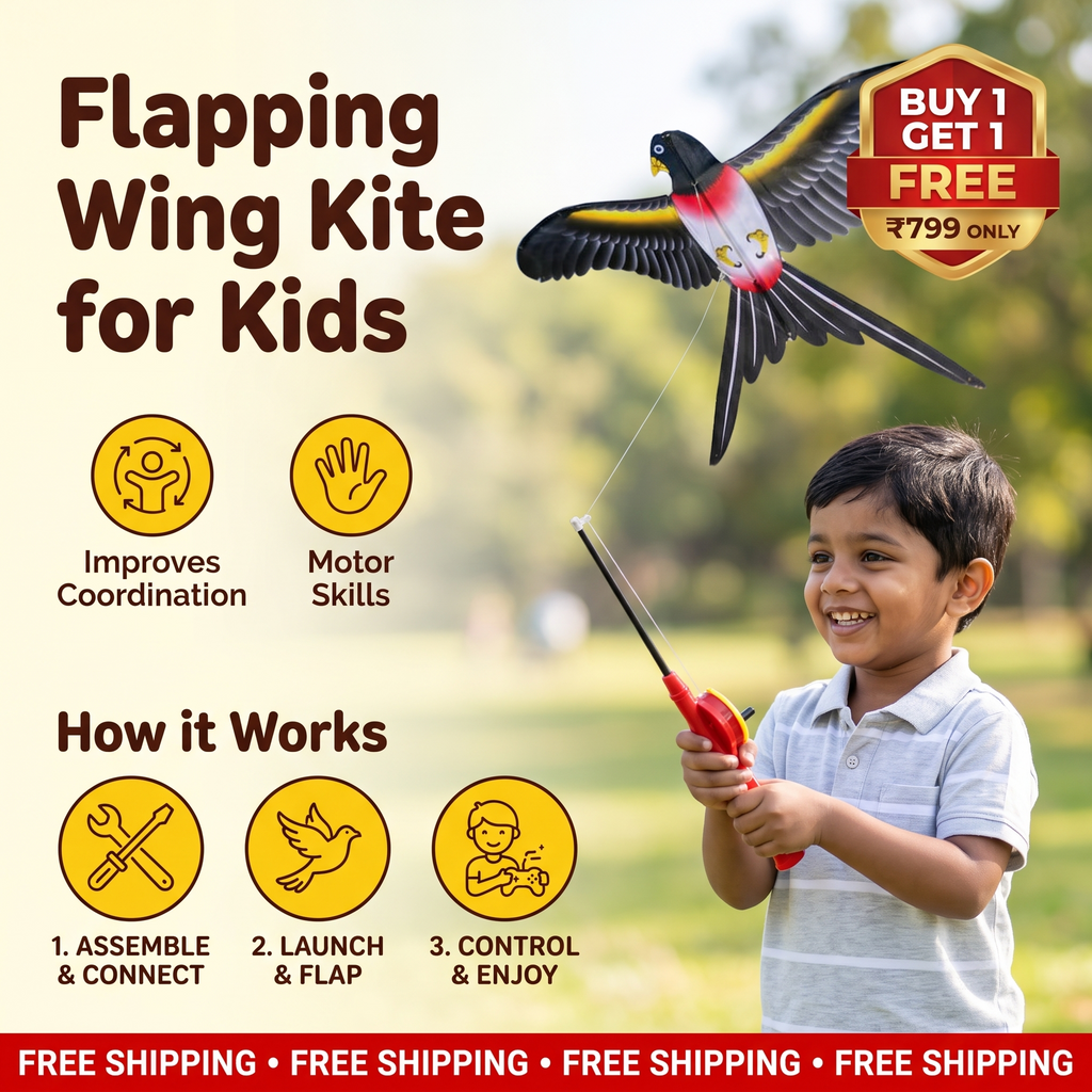 Flapping Wing Kite for Kids – Improves Coordination & Motor Skills