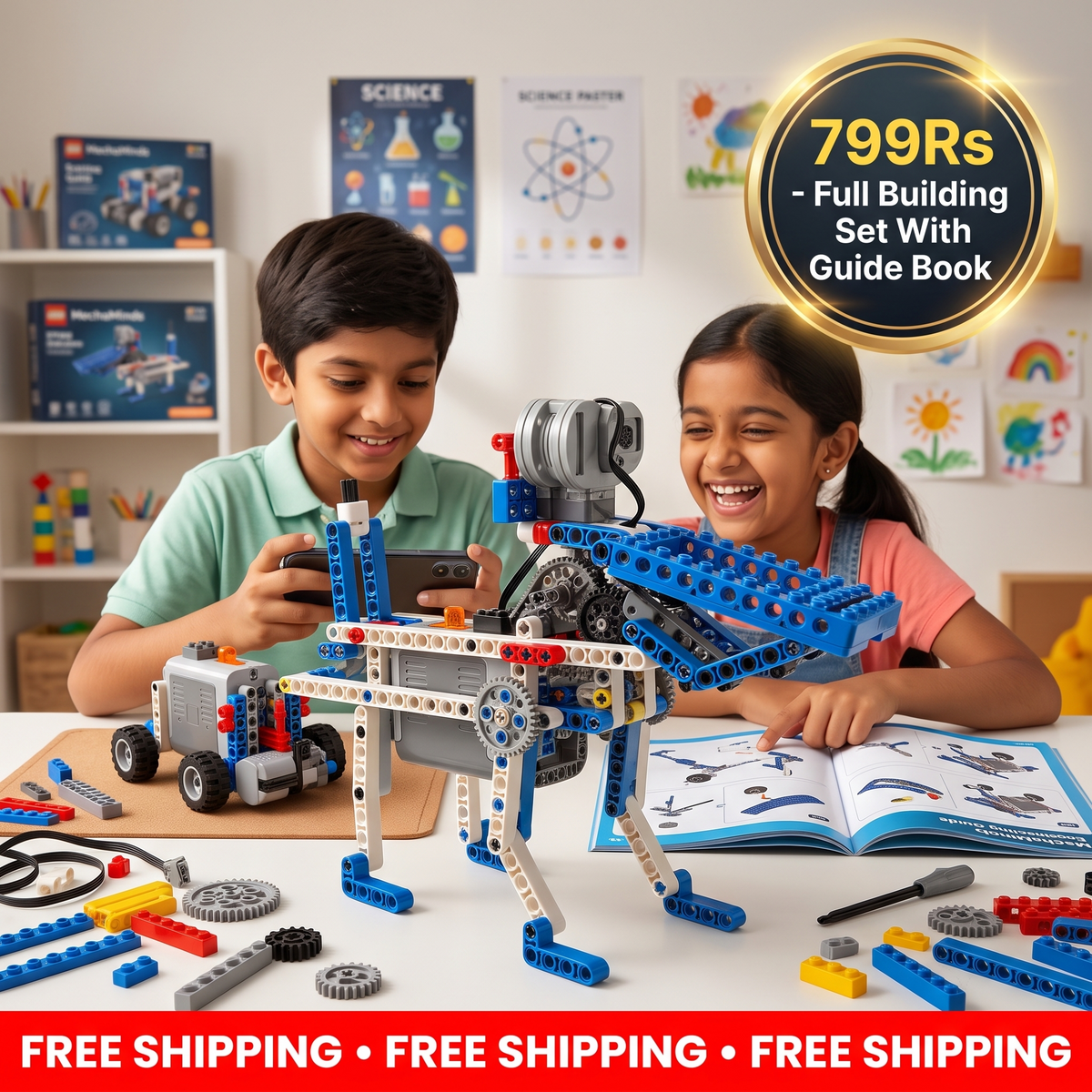 MechaMinds - Programmable Building Set For Kids