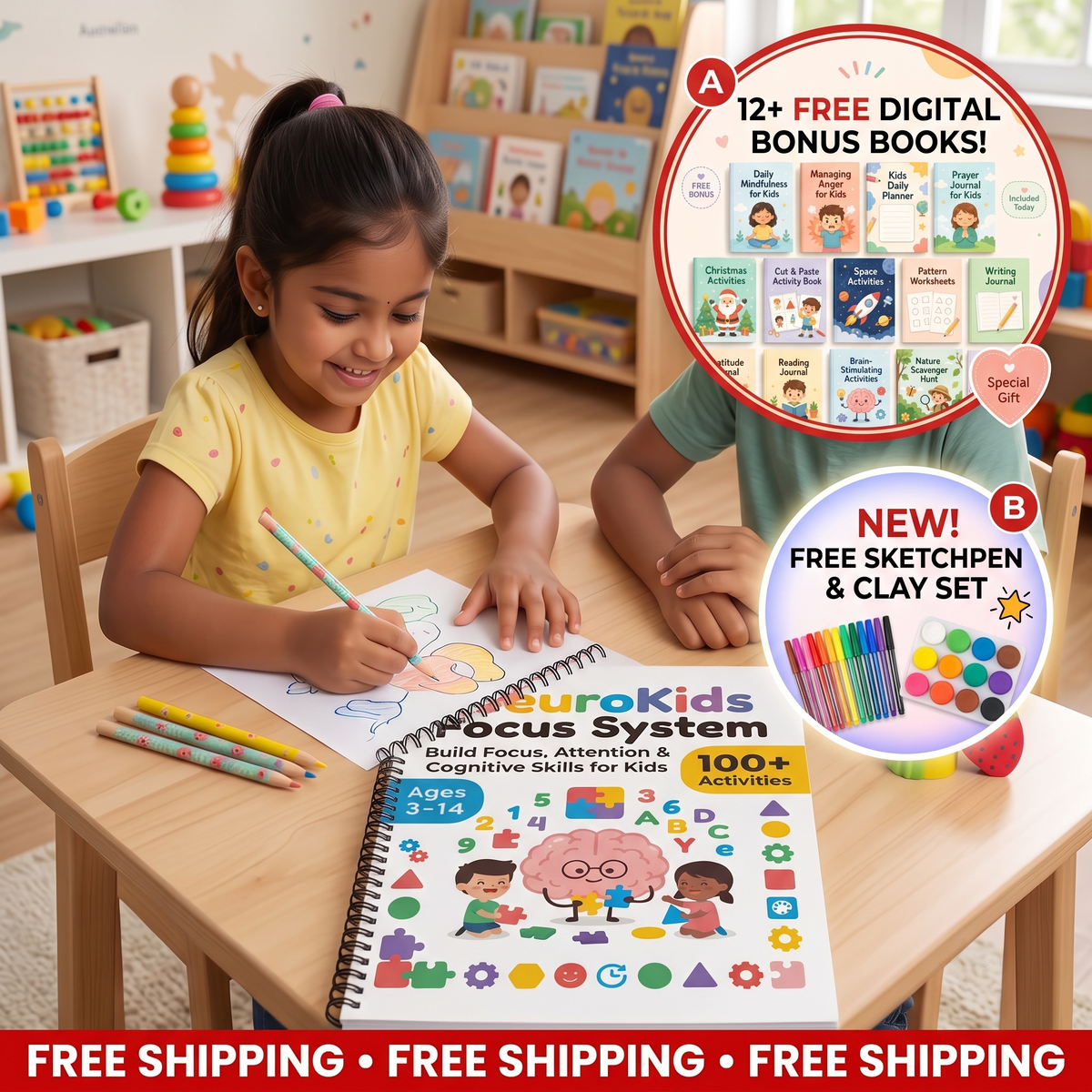 NeuroKids™ +100 Activities to Boost Attention, Focus, and Learning