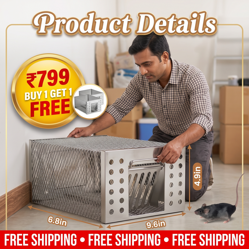 Humane Live Catch & Release Mouse Trap | Buy 1 Get 1 FREE