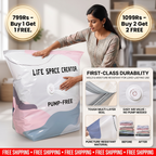 Space-saving vacuum bag without the use of a pump | Buy 1 Get 1 FREE