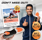 Shock-absorbing Insoles with Arch Support | Breathable | Pain-relieving