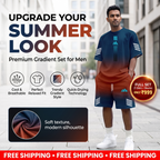 Men's Summer T-Shirt & Shorts Two-Piece Set