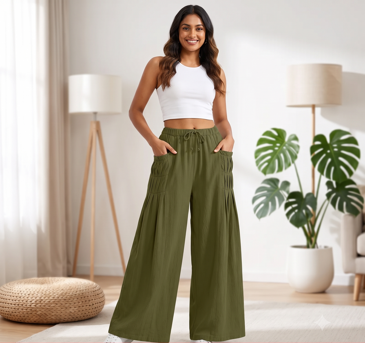 Women's Cotton Comfort Trousers | Pack of 4