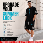 Men's Summer T-Shirt & Shorts Two-Piece Set