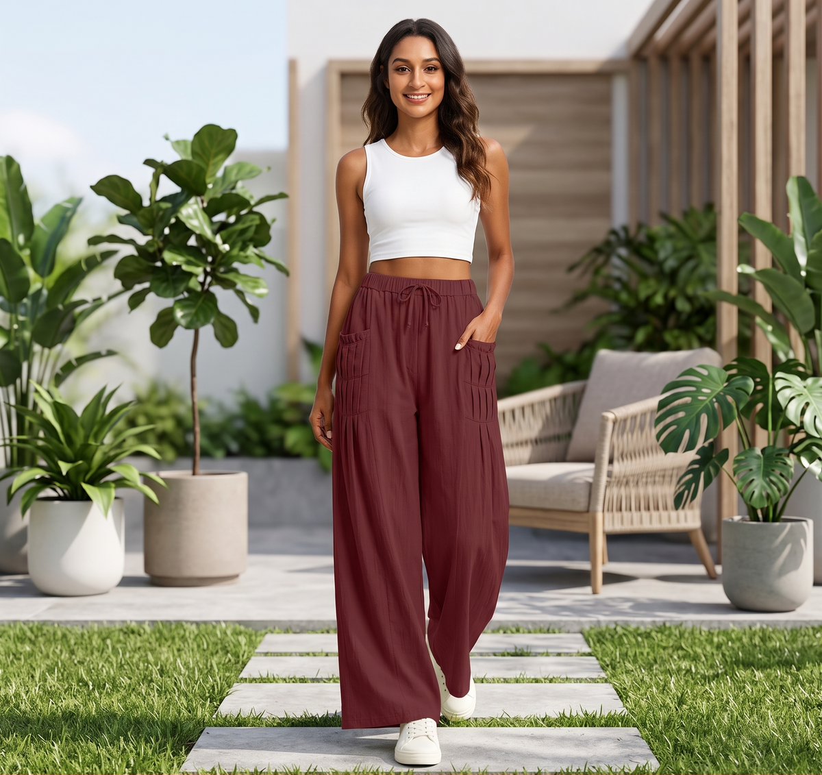 Women's Cotton Comfort Trousers | Pack of 4