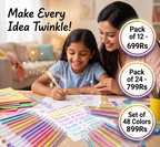 Glitter Gel Pen Set | Pack of 24