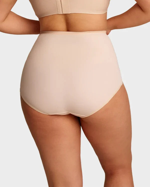 High-Waist Cross Tummy Control Panties | Pack of 6