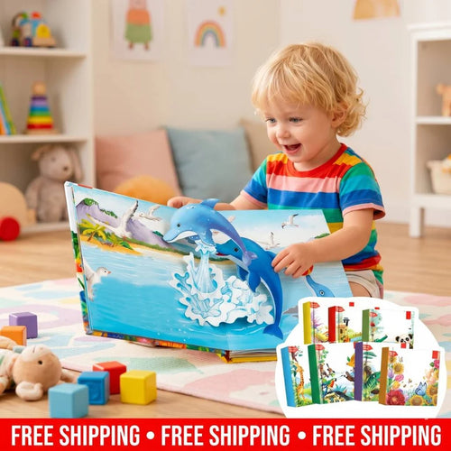 Educational Animal Themed Pop-Up Books | FREE GIFTS