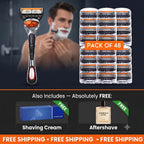 PrecisionRazor - 48 Blade Shaving Razor  No Cuts Guaranteed