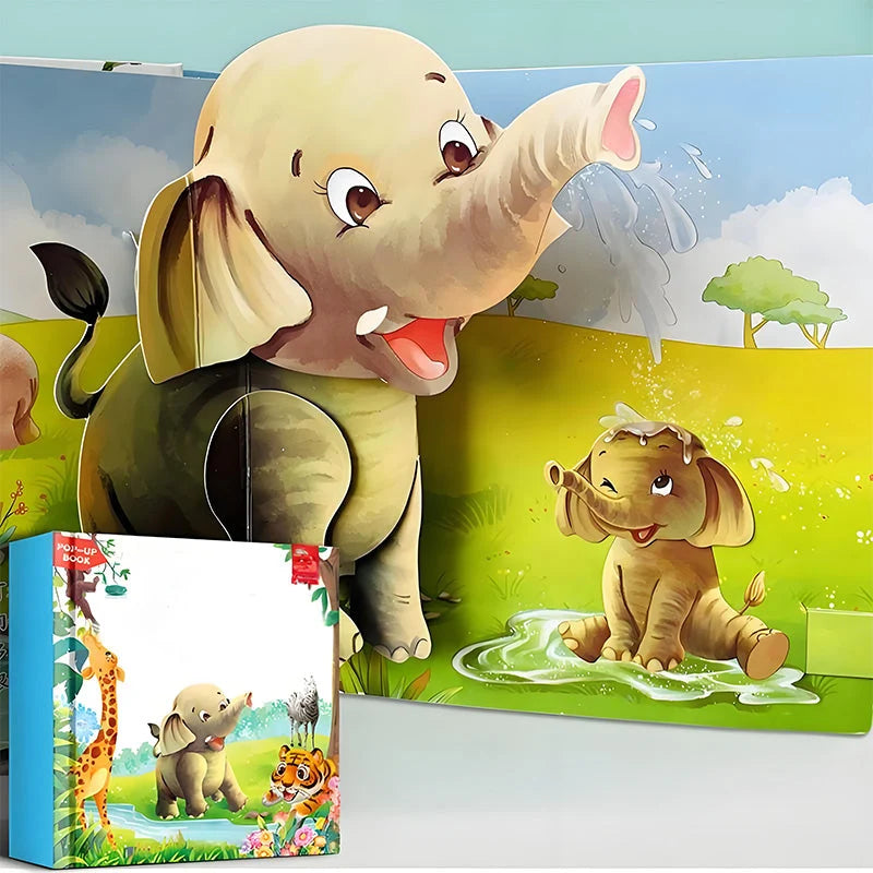 Educational Animal Themed Pop-Up Books | FREE GIFTS