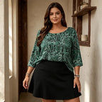 Women’s Paisley Print Relaxed Top | Relaxed Fit