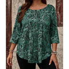 Women’s Paisley Print Relaxed Top | Relaxed Fit