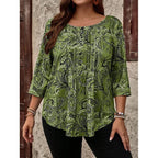 Women’s Paisley Print Relaxed Top | Relaxed Fit